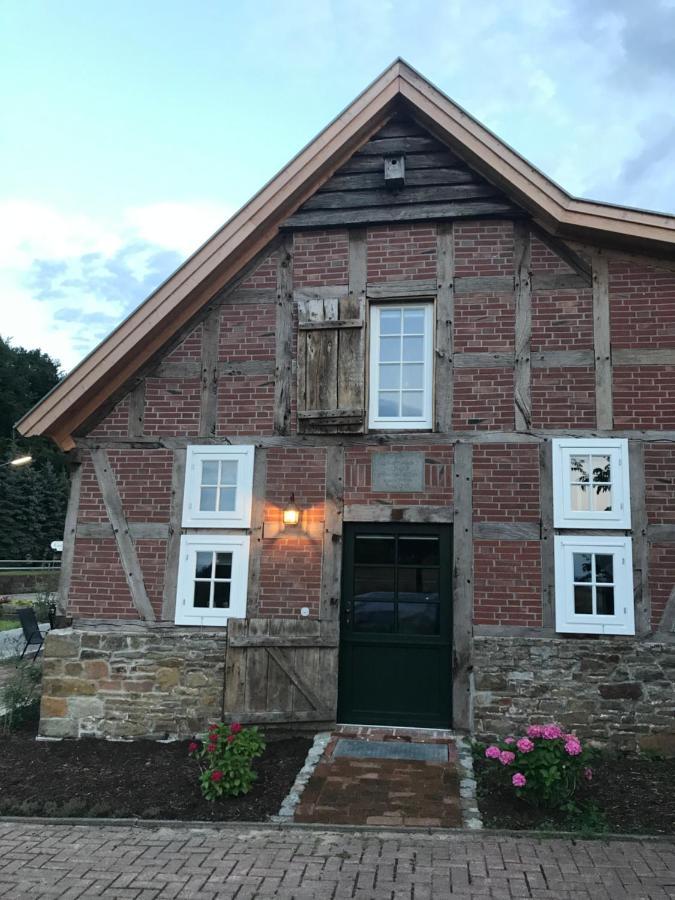 Fachwerk-Maisonette-Wohnung „Am Giebel“ Rieste Exterior foto